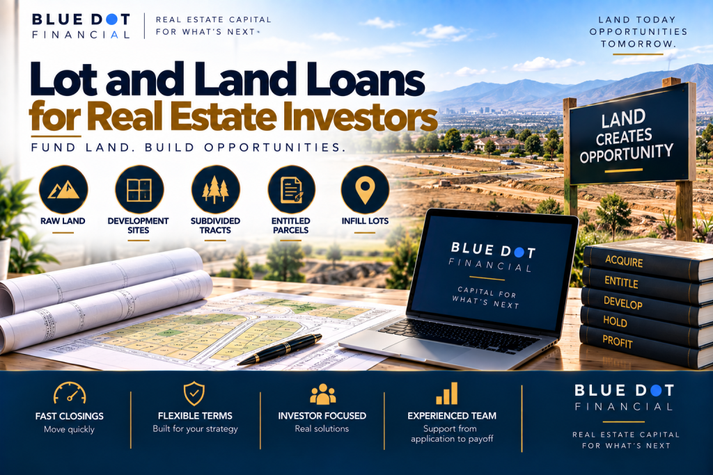 Lot and Land Loans for Real Estate Investors